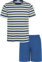 Mey Korte Pyjama Ladismith Heren 33007 - Meerkleurig 672 tropical blue Heren - 48