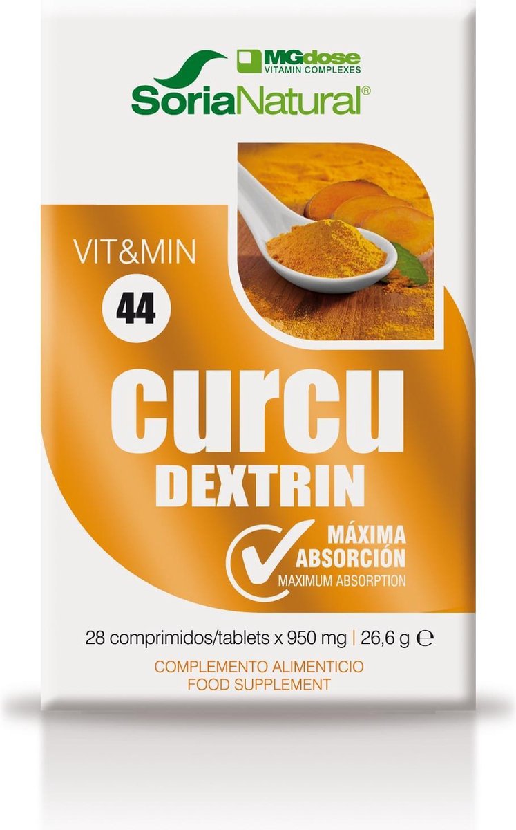 Food Supplement Soria Natural Curcu Dextrin 28 Units