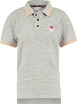 Vingino Poloshirt Jongens Katoen Grijs Maat 98