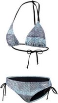 Beco Bikini Beactive C-cup Dames Polyamide Turquoise/grijs Mt 40
