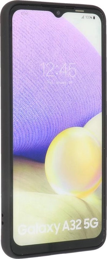 Meilleurs étuis Étui pour téléphone à la Fashion de 2,0 mm d'épaisseur - Étui pour Samsung Galaxy A32 5G - Étui pour Samsung Galaxy A32 5G - Coque arrière pour Galaxy A32 5G - Zwart