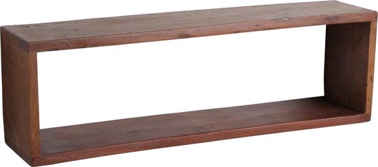 Raw Materials Factory Wandplank - 1 vak - 70x15x22 cm - Gerecycled hout