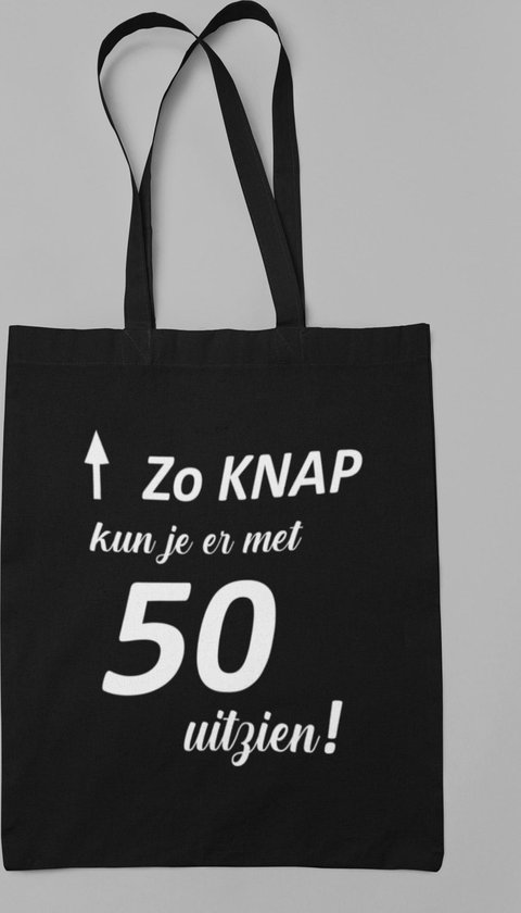 bijkeuken Carry Groen Katoenen tas - Zo knap - 50 - 50ste verjaardag- cadeau - dames - vrouw -  man - shopper... | bol.com