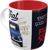 Fiat - De bonnes choses vous attendent. Tasse à café.