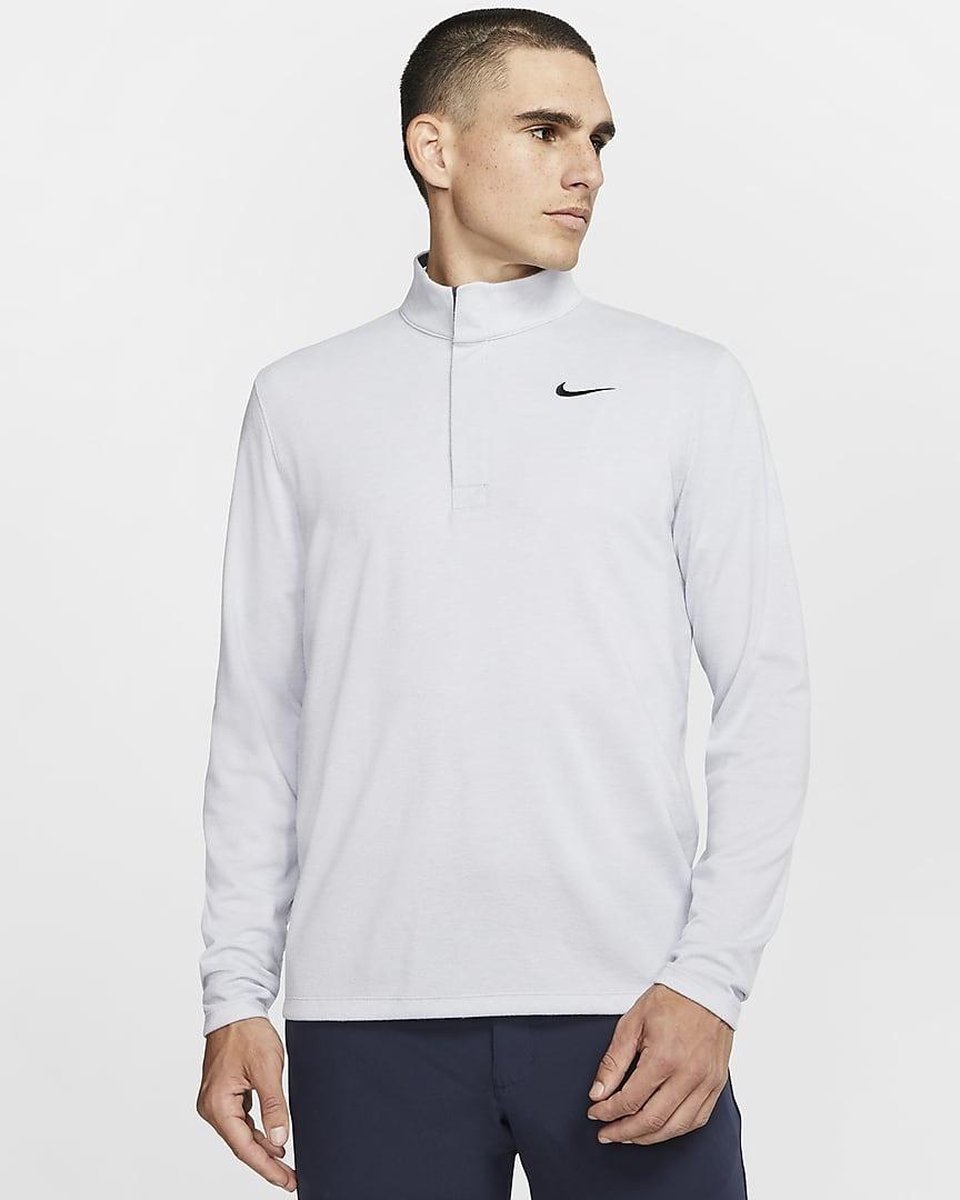 Nike Men Dry Fit Victory Golf Top Grijs