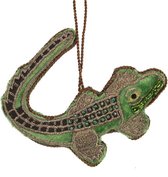 Krokodil Ornament 11x1,2x9,5cm