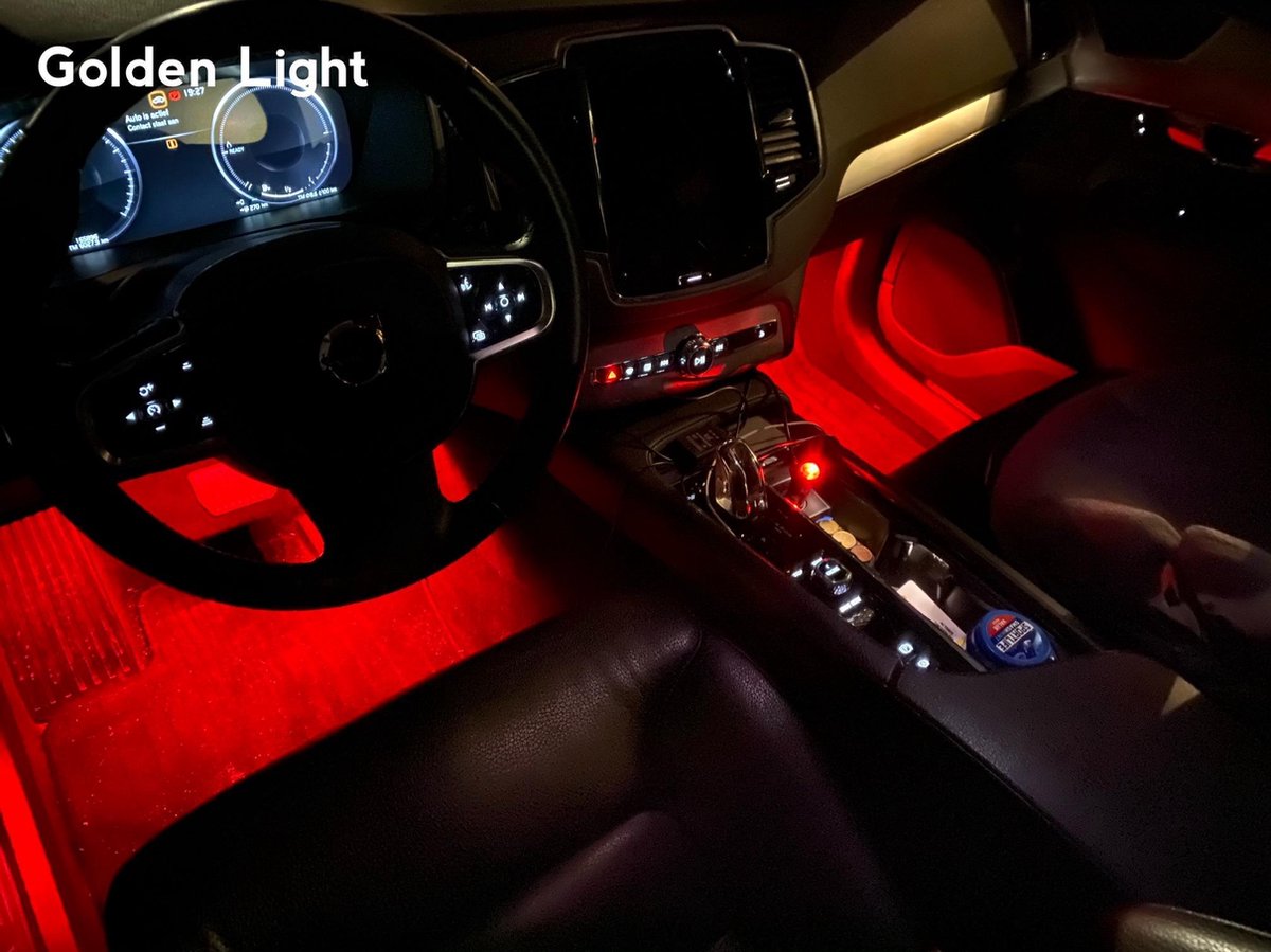 Golden Light - Bande LED RGB pour voiture - Siècle des Lumières intérieur -  Bandes LED
