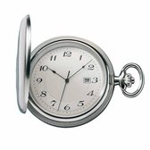 zilverkleurig zakhorloge met datumaanduiding TU9022
