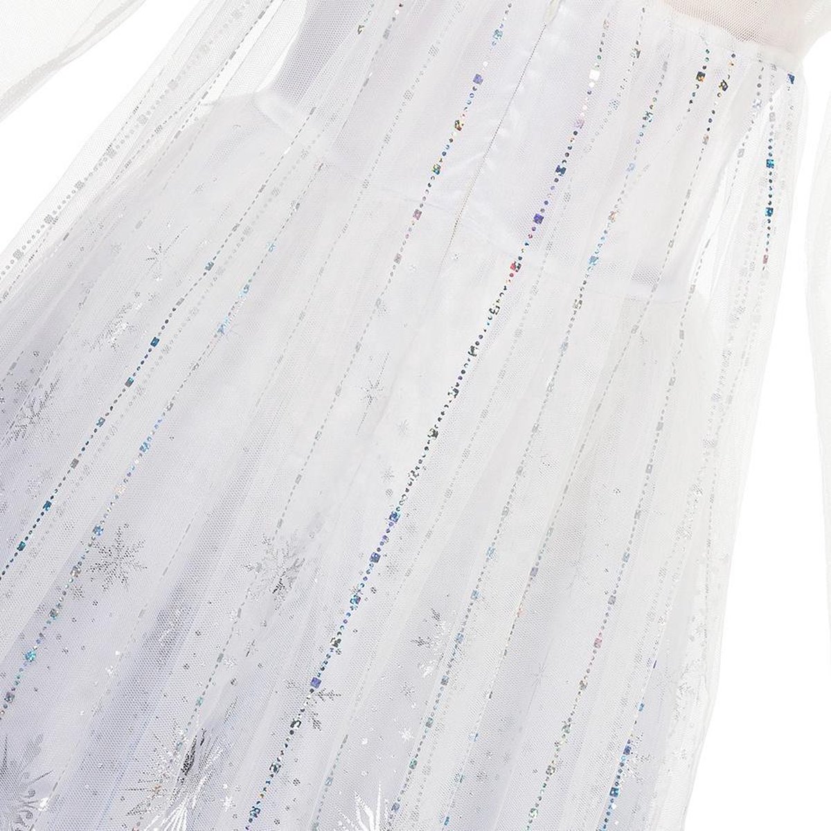 Prinses - Elsa ijskristallen jurk - Prinsessenjurk - Verkleedkleding - Feestjurk - Sprookjesjurk - Blauw - (3/4 jaar) — afbeelding 5