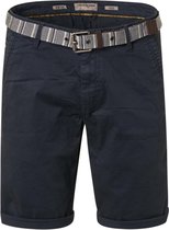 Korte Chino Met Riem Night Blauw (118190356 - 078)