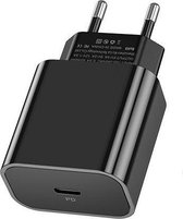 DrPhone Lunar Black - USB-C - 18W  PD Oplader - Type-C  Thuislader met Snel Laden Functie - Voor Tablets / Smartphones