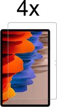 Samsung Tab S7 11.0 2020 Screenprotector - Samsung Galaxy Tab S7 2020 Screen Protector Glas - 11.0 Inch - 4 stuks