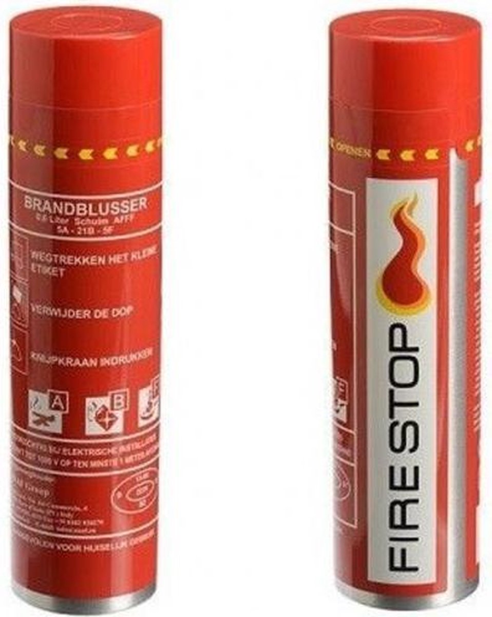 Schuimblusser, brandblusser, Firestop, spray A,B en F Set. (2x blusser