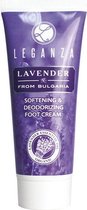 Leganza Softening And Deodorizing Foot Cream Bulgarian Organic Lavender Oil 75ml