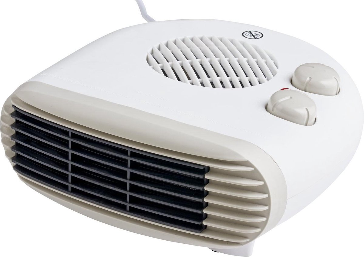 Challenge 2000w - platte ventilatorkachel - Verwarming of ventilator - 2 in 1 Elektrische kache