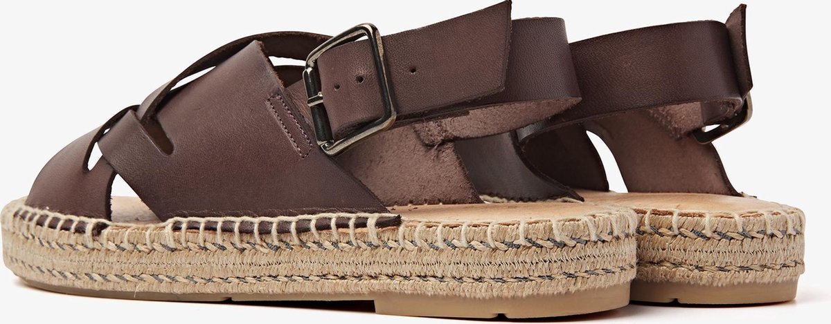VIA VAI Mondi Libre Espadrilles - Bruin - Maat 41 | bol.com