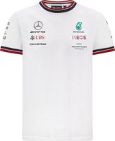 Mercedes Teamline t-shirt wit XXL 2021