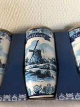 geschenkdoos 3 bekers Delft blauw handgeschilderd kado-artikel