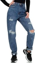 Mom Loose-Fit Jeans - S