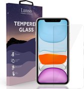 Lunso - Geschikt voor iPhone 11 - Gehard Beschermglas - Full Cover Screenprotector