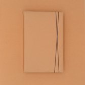 Paperoni - Peach - luxe cadeaupapier - inpakpapier - rol met bijpassend koord - Oranje