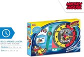 Mickey Mouse klok / horloge Tijdspel  3-delig