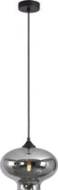 Hanglamp Toronto Titan - Ø26,5cm - E27 - IP20 - Dimbaar > lampen hang spiegel smoke glas | hanglamp spiegel smoke glas | hanglamp eetkamer spiegel smoke glas | hanglamp keuken spie