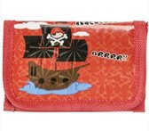 Traktatie uitdeelcadeautjes - 6 x piraten portemonnee - verjaardag - grabbelton