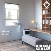 Airco raamafdichtingskit - 160 x 20 cm - Geschikt Voor Schuifraam  - Energiebesparend - Houdt insecten buiten