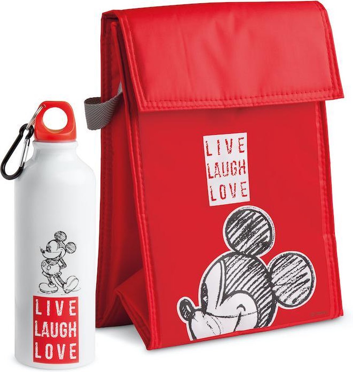 SET THERMAL BAG + WATERBOTTLE Mickey Mouse