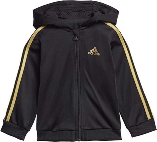 adidas adidas I Shiny 49 Trainingspak - Maat 98 - Unisex - zwart - goud |  bol.com