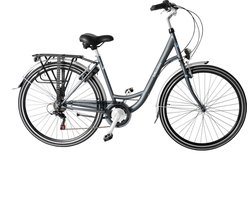 Wheelerz damesfiets 6 versnellingen matgrijs
