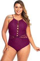 Shamilar Badpak Dames - Paars - Maat XXXXL 'Bab'