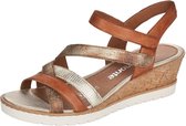 Remonte Dames Sandalette R6251-22 Bruin/Combi - Maat 37