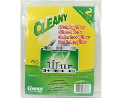 Cleany universeel afzuigkapfilter - dampkap afzuigkap filter 2x  47 x 57 cm