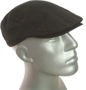 Casquette plate en coton conducteur casquette homme casquette d'été taille noire taille unique pour tour de tête 57 58 59 centimètres