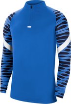 Nike Dri-Fit Strike Sporttrui - Maat XL  - Mannen - blauw/zwart/wit