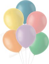 Gekleurde Ballonnen Pastel 33cm 100st
