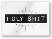 Wenskaart Holy Shit 15cm