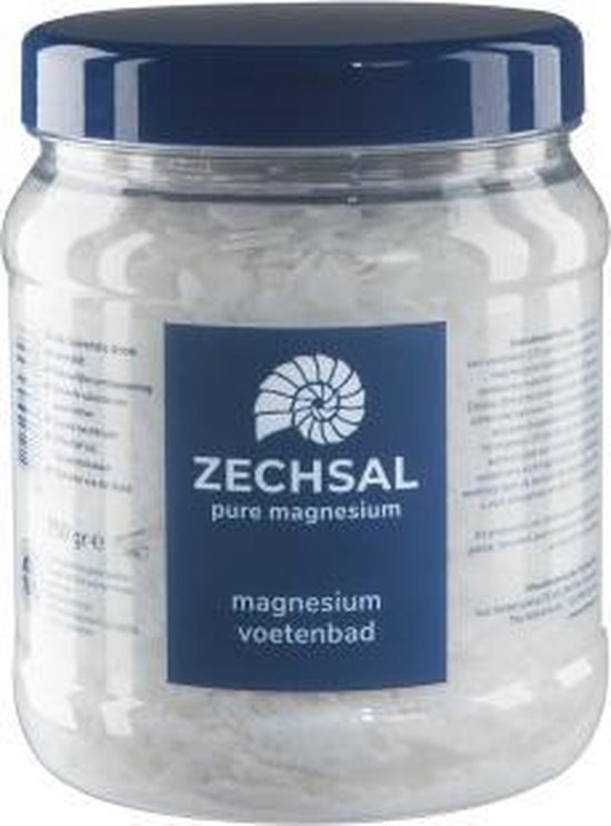 Zechsal Magnesium - Badmiddel - Voetbadzout - 750 GR - Pure magnesium badkristallen - Effectieve magnesium opname via de voeten - Zuivert de huid, ook bij schimmelproblemen