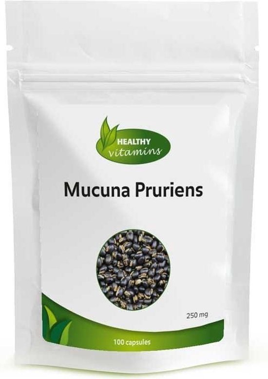 Foto: Healthy vitamins mucuna pruriens 100 capsules 250 mg