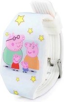 Peppa pig horloge - Peppa big kinderhorloge LED Digitaal Watch - Blauw Peppa Gezin