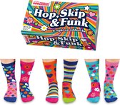 Hop, Skip & Funk cadeaudoos mismatched sokken - Multipack - Sokken - maat 30-38