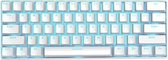 RK61 Gaming Keyboard Wit - LED Verlichting - Ergonomisch Mechanisch Gaming Toetsenbord Met Draadloos Verbinding - Qwerty - 60% Met Multimedia Toetsen - Brown Switches