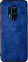 OnePlus 8 Pro Alcantara Case 2020 - Blauw