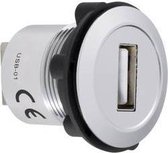 Prise USB intégrée 2.0 USB-01 Prise USB type A vers prise USB type A 1229310 TRU COMPONENTS 1 pièce(s)