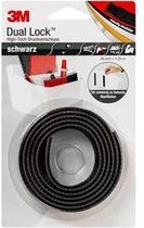 3M Klittenband Om vast te plakken (l x b) 1.25 m x 25 mm Zwart 1 stuk(s)