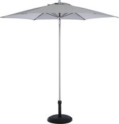 Hesperide rechte parasol Anzio - Grijs - Dia 230 cm
