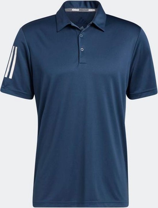Adidas 3 Stripes Basic Poloshirt Heren navy wit Maat M bol
