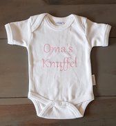 Funnies rompertje met tekst - Oma's Knuffel - kraamcadeau - Baby